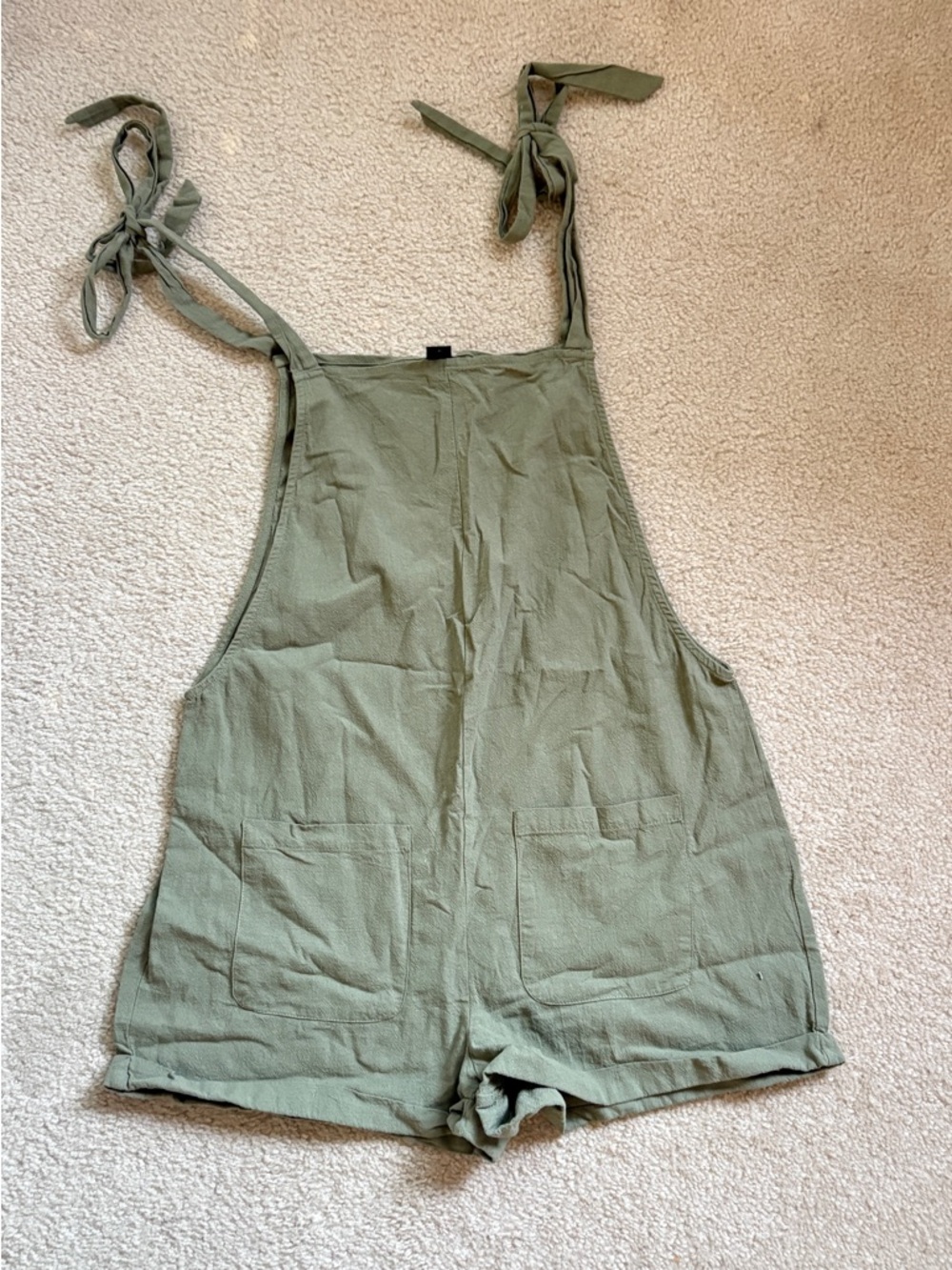 SHEIN Olive Green Casual Romper